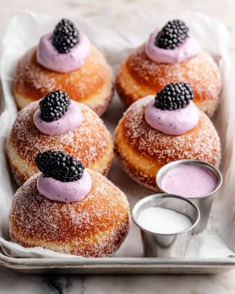 Blackberry Cheesecake Donuts Recipe