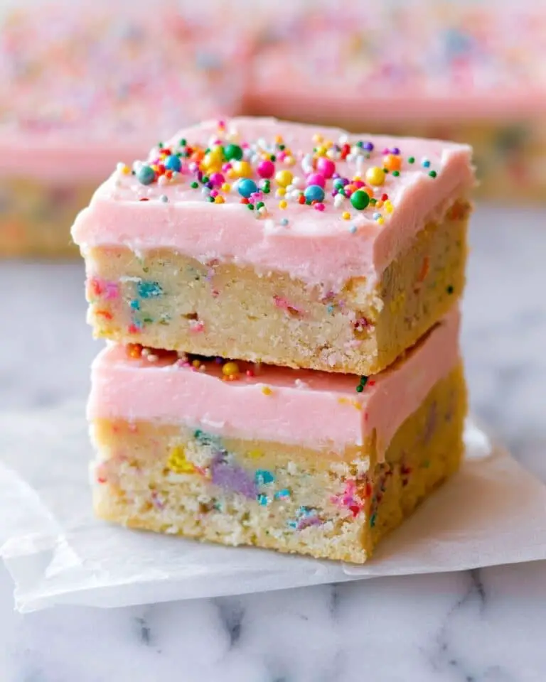 Frosted Sugar Cookie Bars Recipe