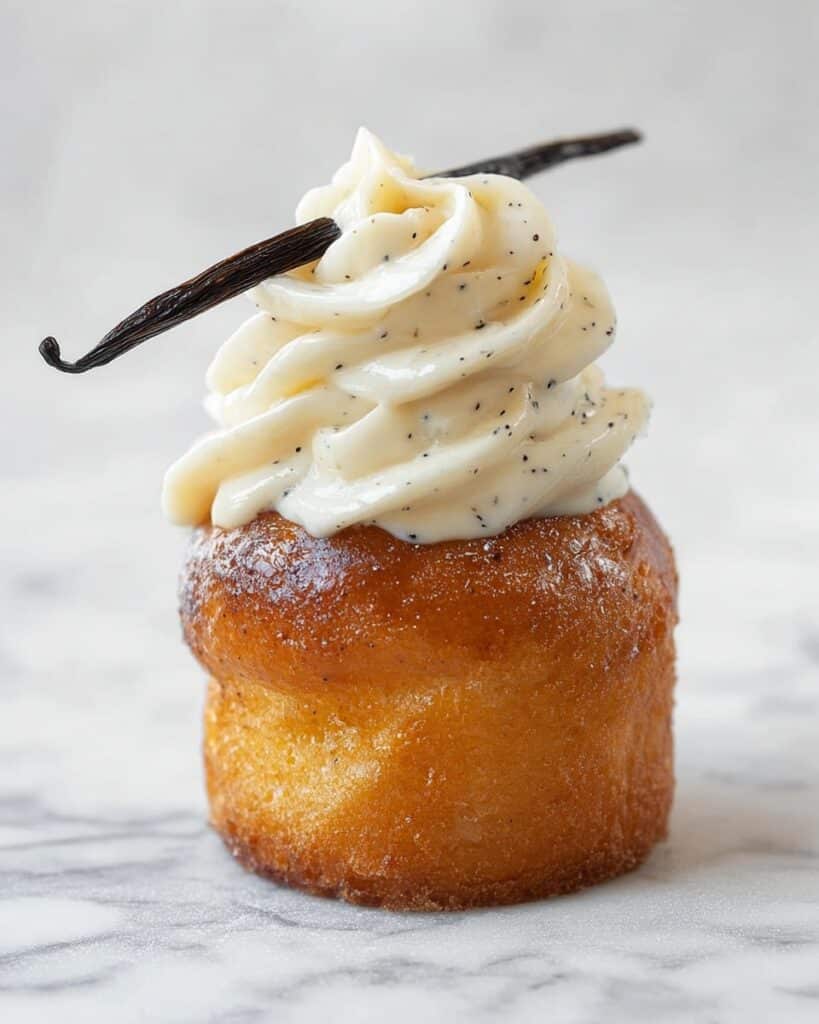 Rum Baba with Lime Rum Syrup and Mascarpone Cream Recipe