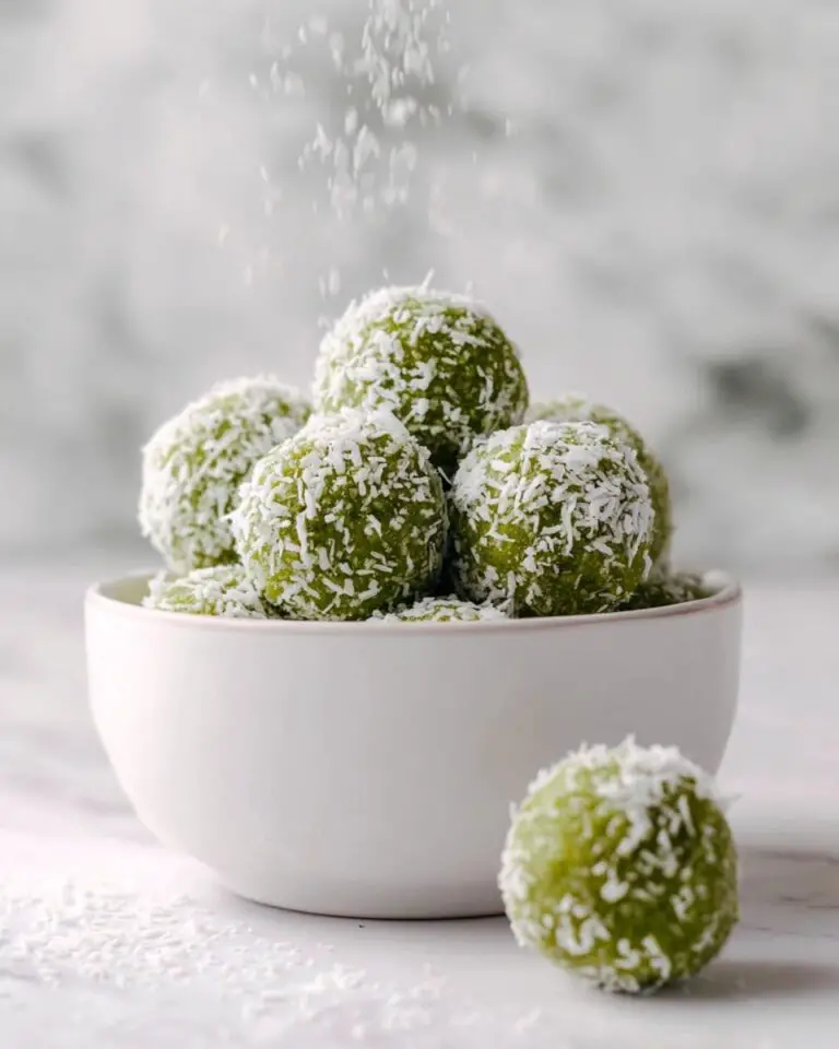 5 Minute Matcha Protein Balls Recipe