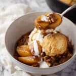 Gooey Apple Cobbler with Sweet Potato Biscuits Recipe