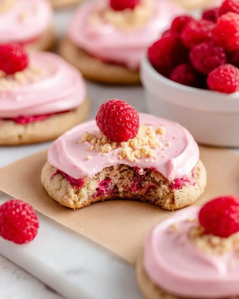 Raspberry Cheesecake Cookies Recipe