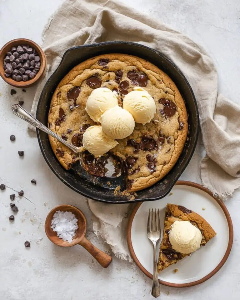 Chocolate Chip Skillet Cookie Recipe