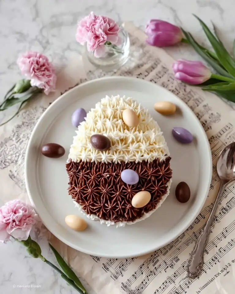 Hazelnut Easter Egg Cake Recipe