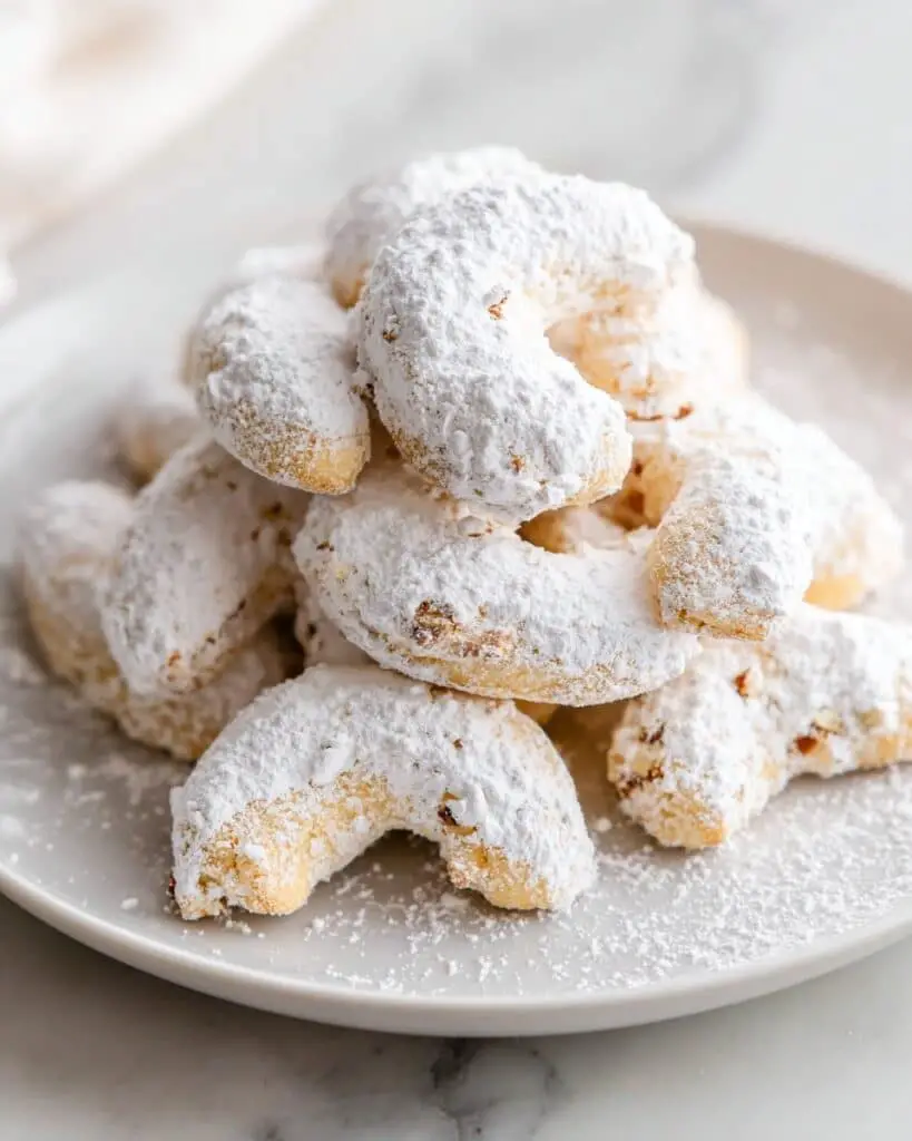 Almond Crescent Cookies Recipe