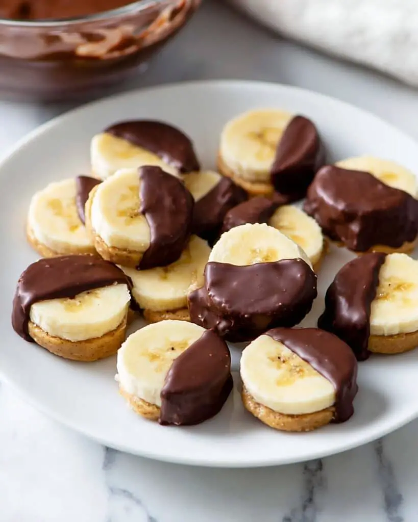 Chocolate Peanut Butter Banana Bites Recipe