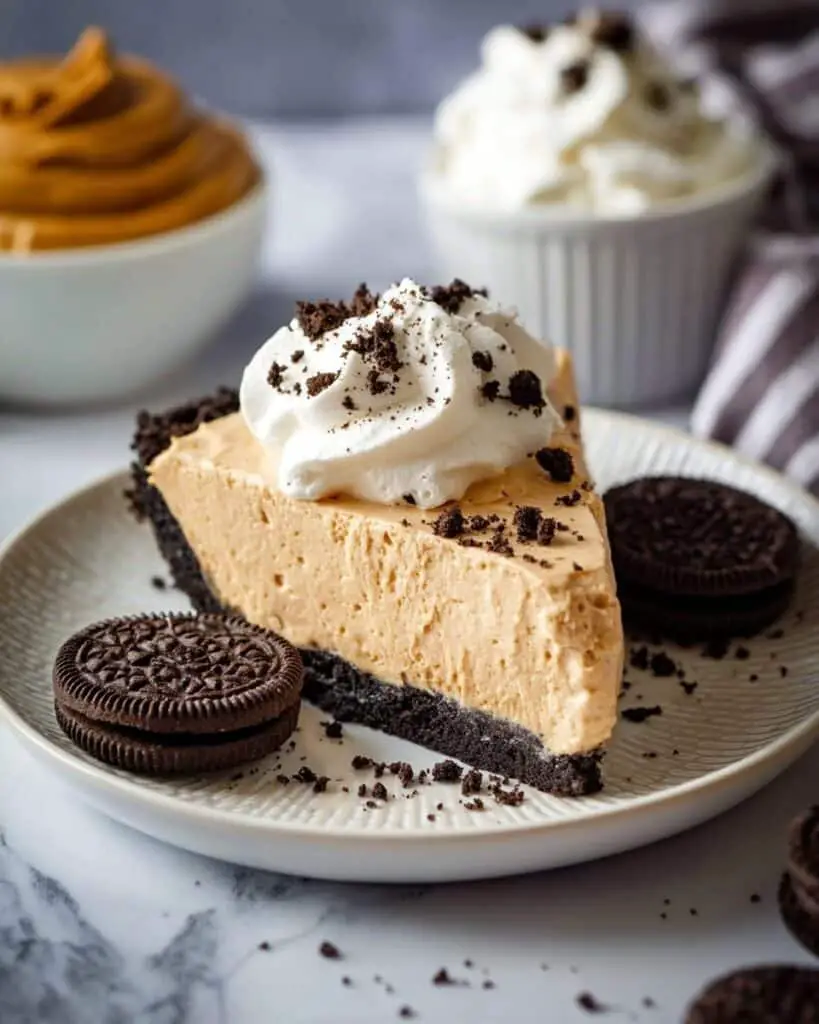 No Bake Peanut Butter Pie Recipe
