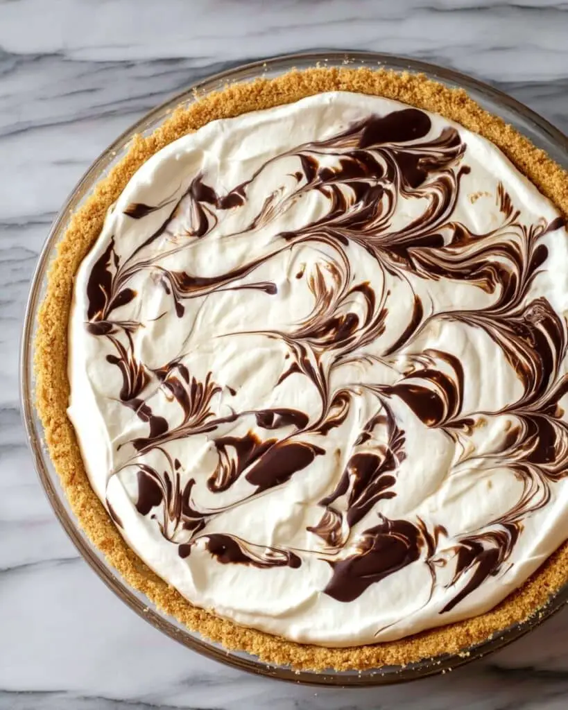Ice Cream Pie with Cinnamon Toast Crunch and Hot Fudge Recipe