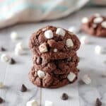 Hot Cocoa Cookies with Chocolate Chips and Mini Marshmallows Recipe