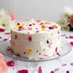 Spring Floral Funfetti Cake Recipe