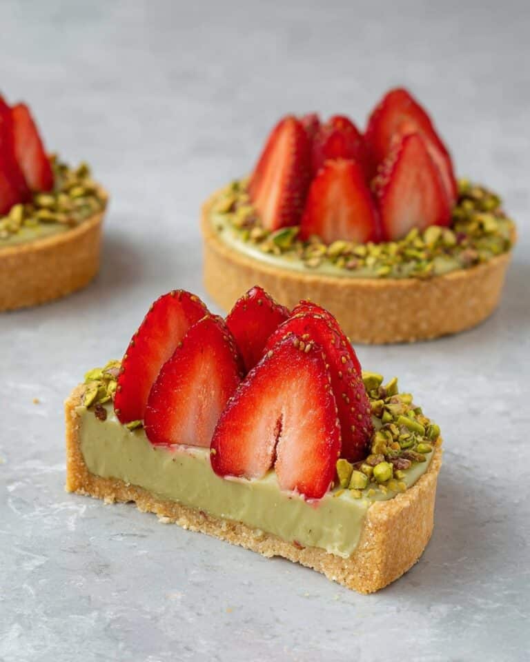 Strawberry Pistachio Tart Recipe