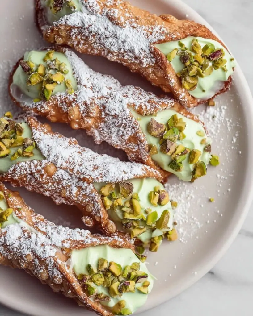 Pistachio Cannoli Recipe