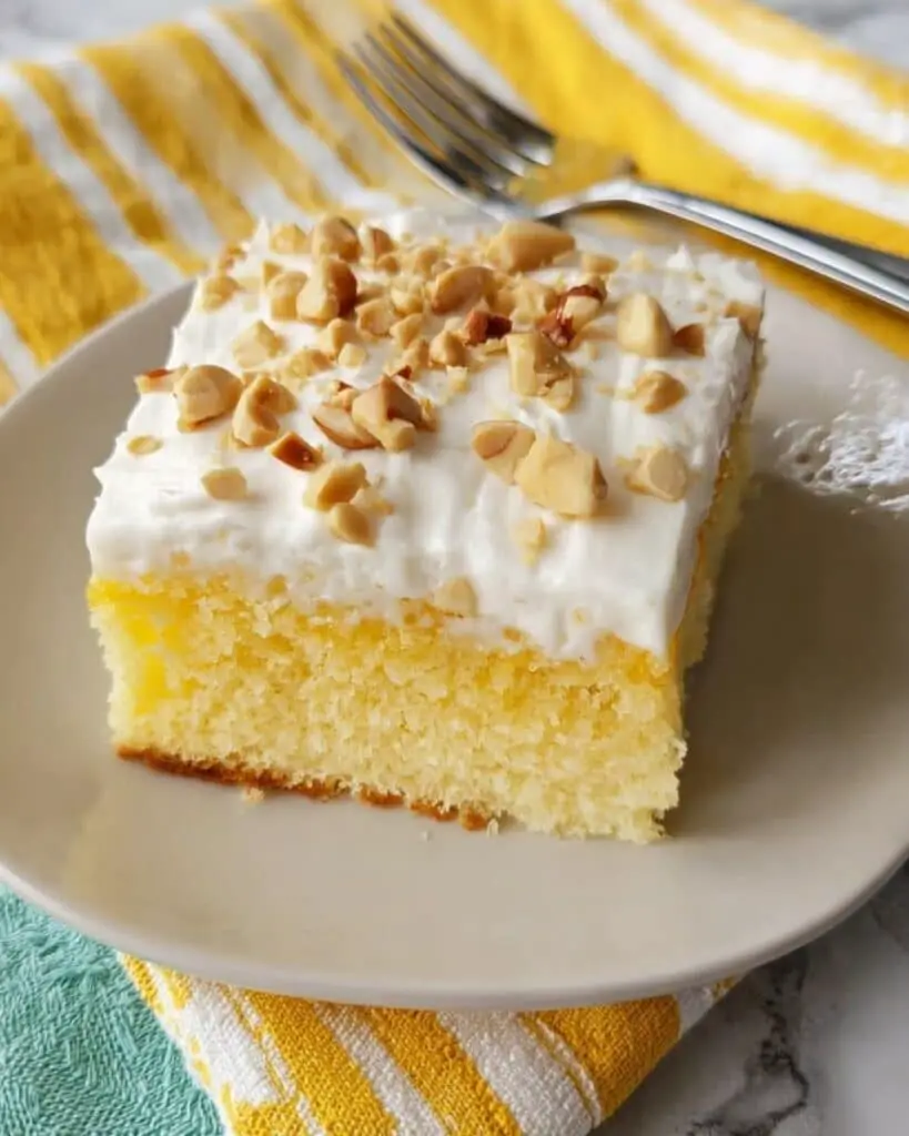 Mango Coconut Cake with Macadamia Nuts Recipe