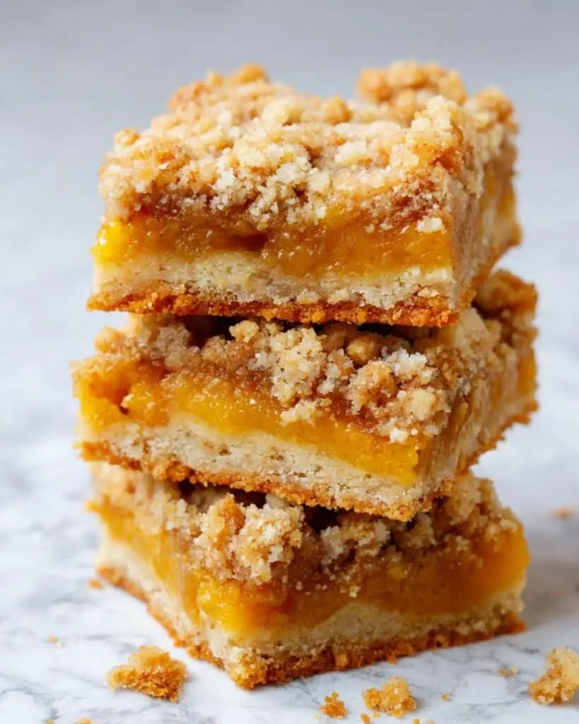 Mango Oatmeal Crumble Bars Recipe