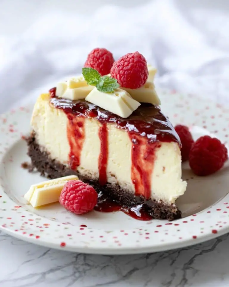 White Chocolate Raspberry Cheesecake Recipe