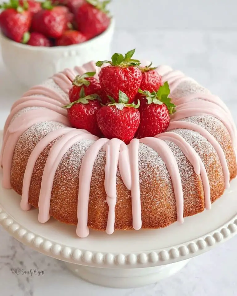 Strawberry Bundt Cake Recipe