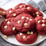 Red Velvet Cookies with White Chocolate Chips Recipe
