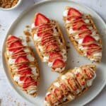 Golden Croffles with Biscoff Whipped Cream & Juicy Strawberries Recipe