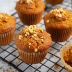 Carrot Cake Muffins with Walnuts and Raisins Recipe