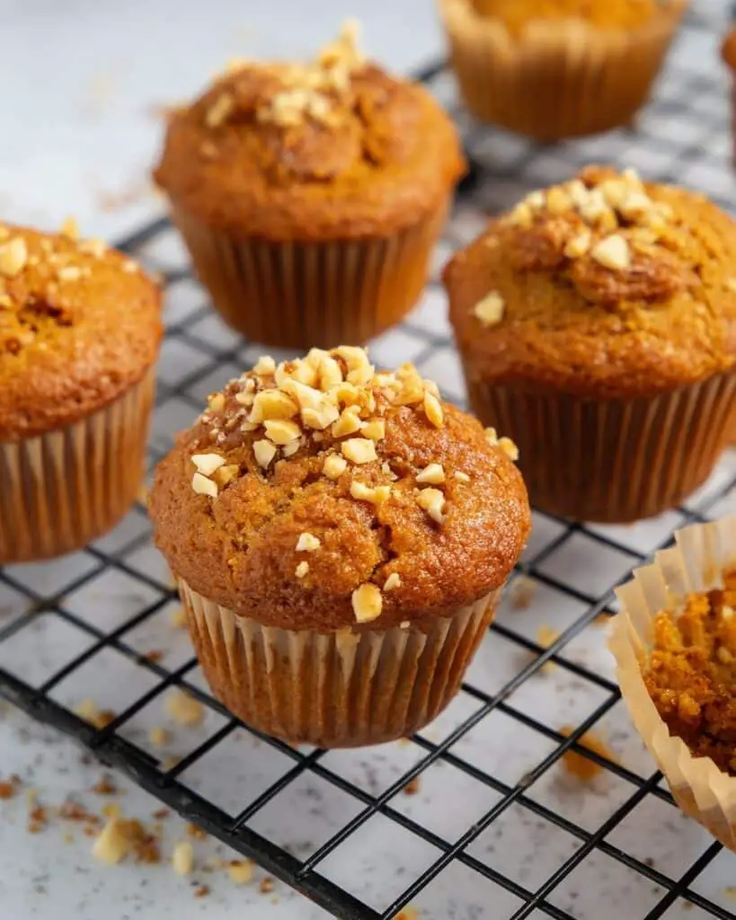 Carrot Cake Muffins with Walnuts and Raisins Recipe
