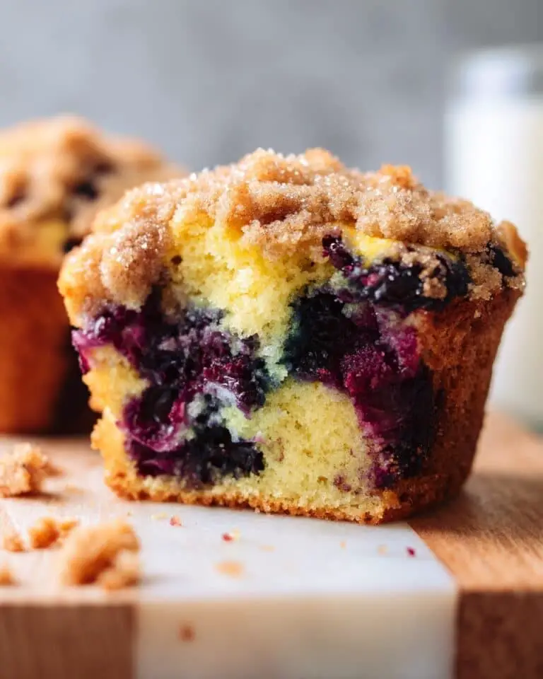 Bakery-Style Blueberry Muffins Recipe