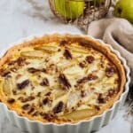 Caramelized Pear and Blue Cheese Pie with Crunchy Pecans Recipe