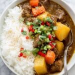 One Pot Coconut Curry Beef Stew Recipe