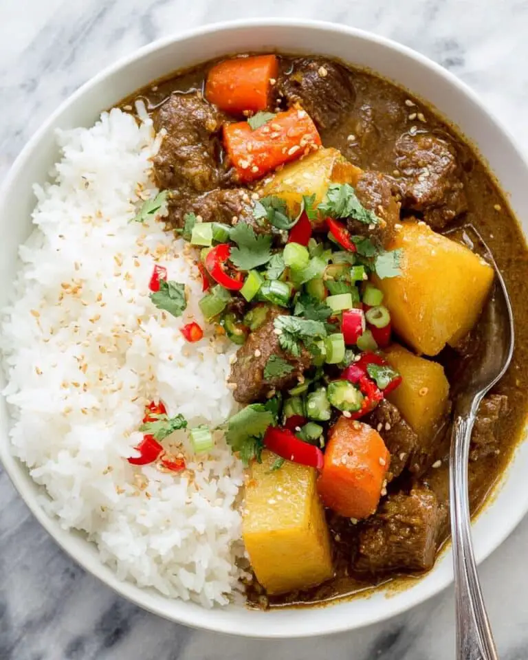 One Pot Coconut Curry Beef Stew Recipe