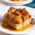 Pumpkin Bread Pudding with Caramel Sauce Recipe