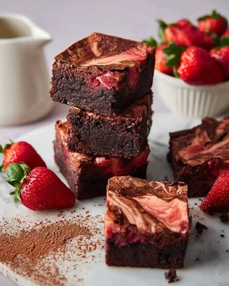 Strawberry Brownies Recipe