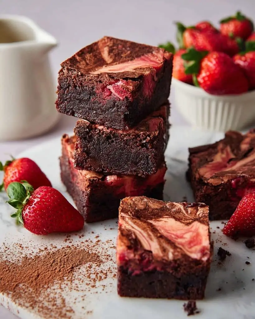 Strawberry Brownies Recipe