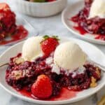 Chocolate Strawberry Dump Cake Recipe