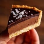Silky Salted Dark Chocolate Tart Recipe