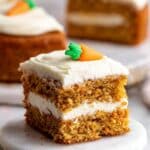 Mini Carrot Cakes with Cream Cheese Frosting Recipe