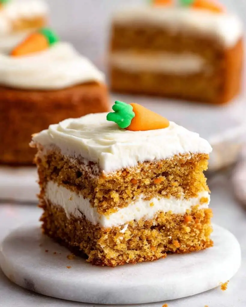 Mini Carrot Cakes with Cream Cheese Frosting Recipe