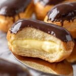Classic Profiteroles with Pastry Cream and Chocolate Ganache Recipe
