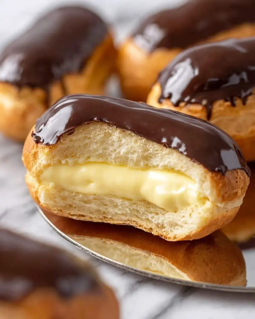 Classic Profiteroles with Pastry Cream and Chocolate Ganache Recipe