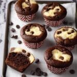 Chocolate Black Bottom Cupcakes with Cream Cheese Recipe