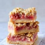 Rhubarb Crumble Bars Recipe