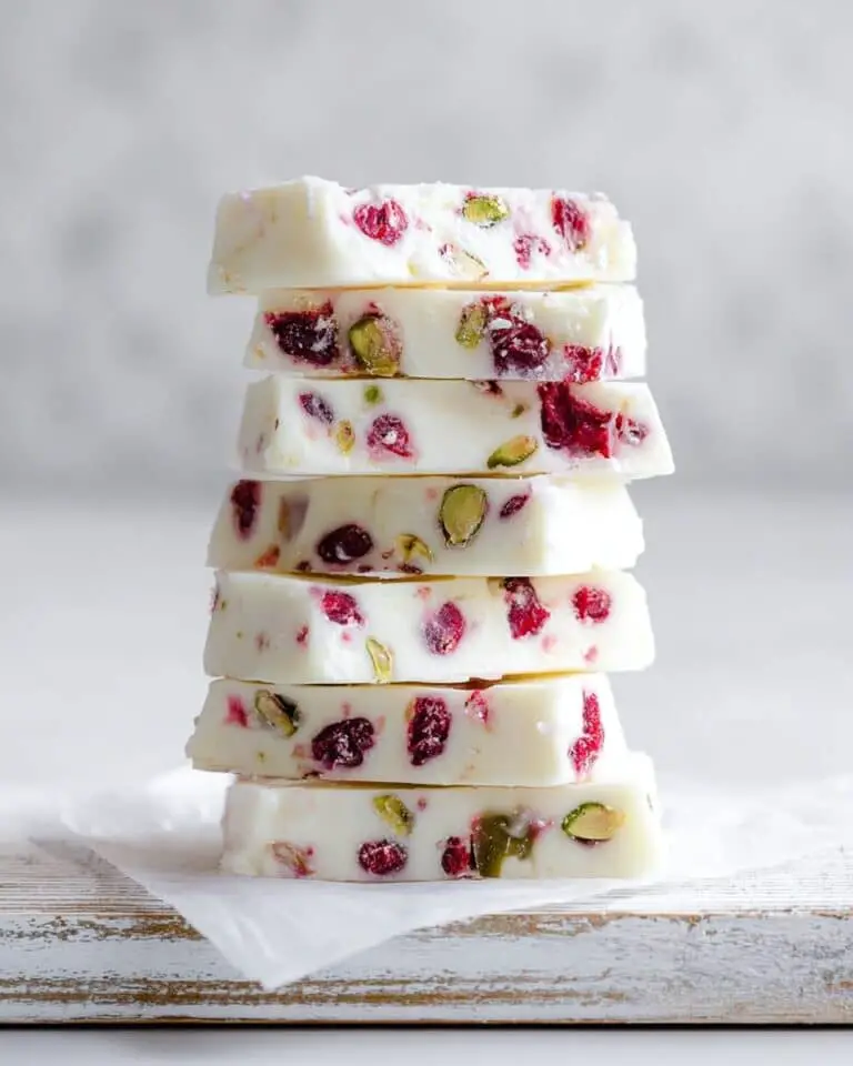 Pistachio And Pomegranate Frozen Yogurt Bark Recipe