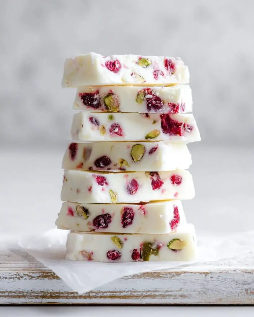 Pistachio And Pomegranate Frozen Yogurt Bark Recipe