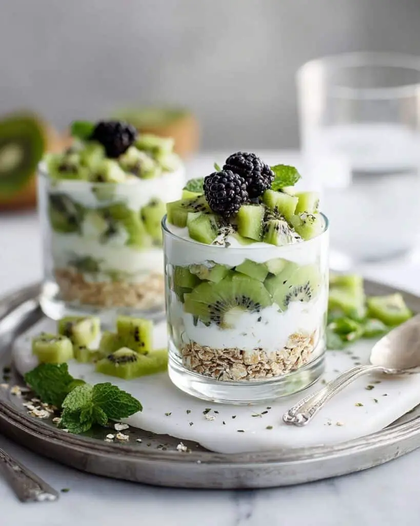 Greek Yogurt Parfait with Fresh Fruit and Granola Recipe