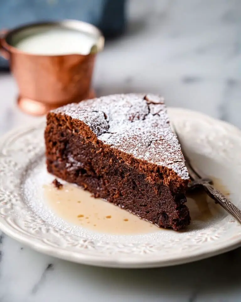 Chocolate Gâteau with Crème Anglaise Recipe