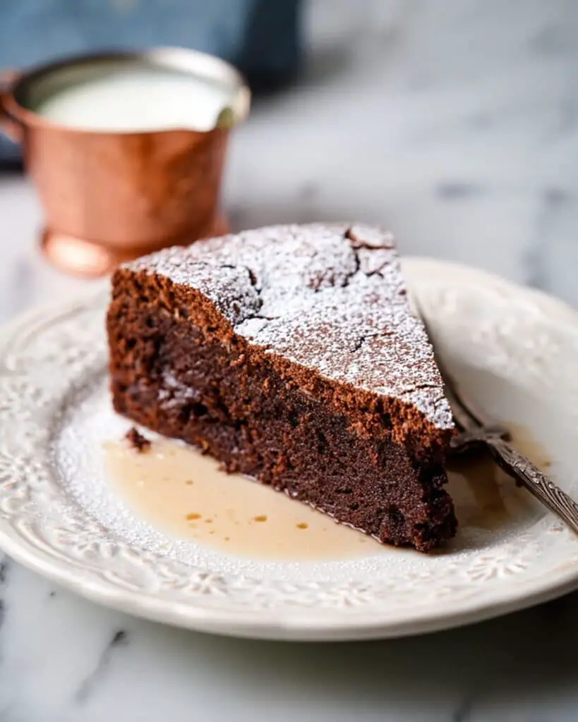 Chocolate Gâteau with Crème Anglaise Recipe