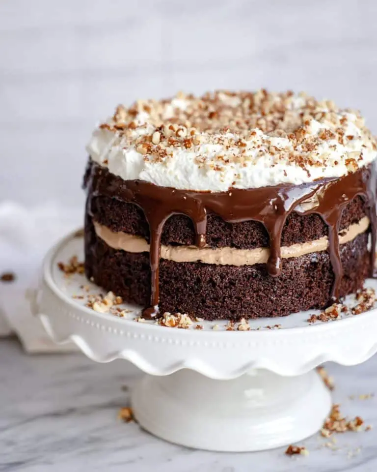 Chocolate Mousse Crunch Cake Recipe