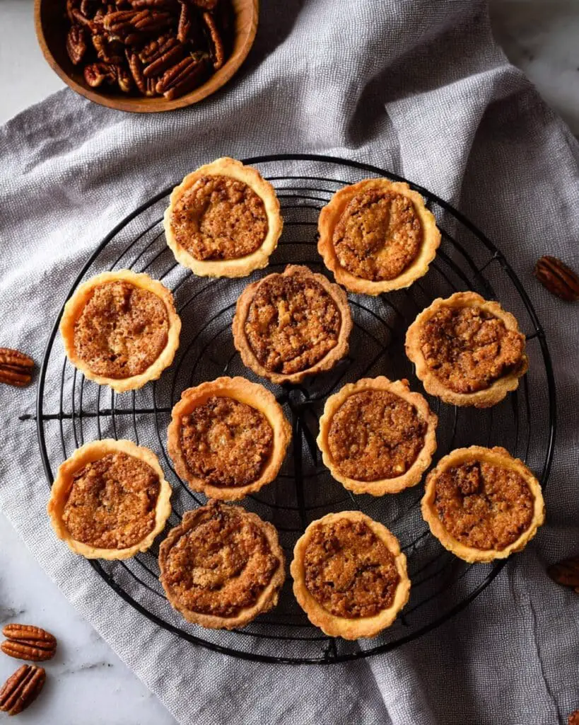 Mini Pecan Pie Tarts with Cream Cheese Crust Recipe