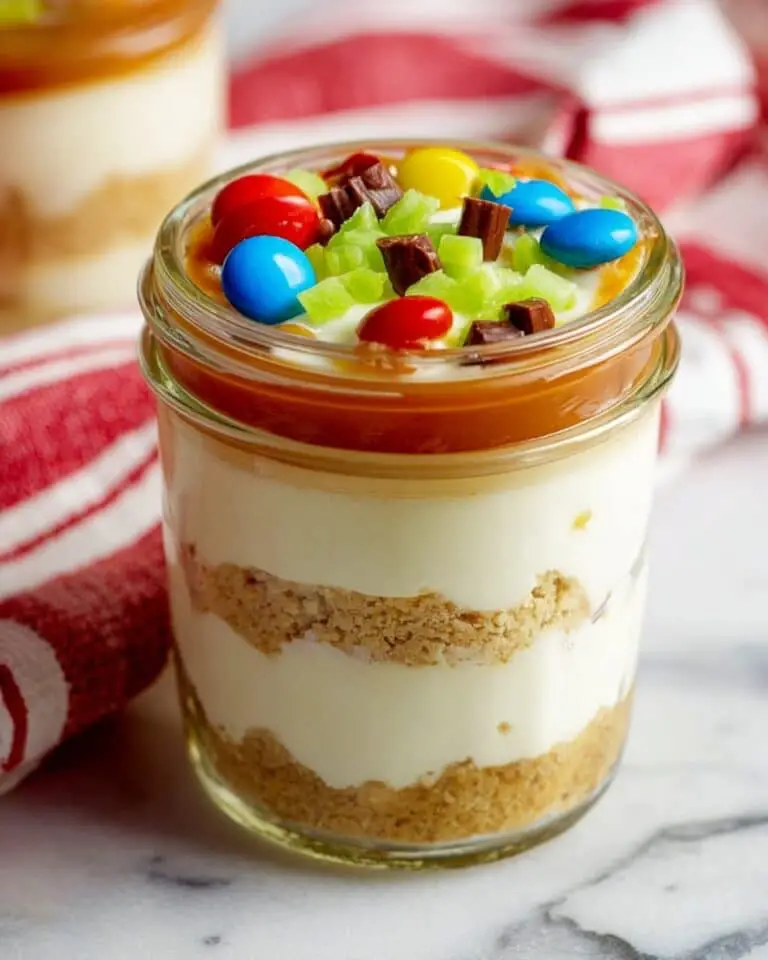 Caramel Apple Cheesecake in Jars Recipe