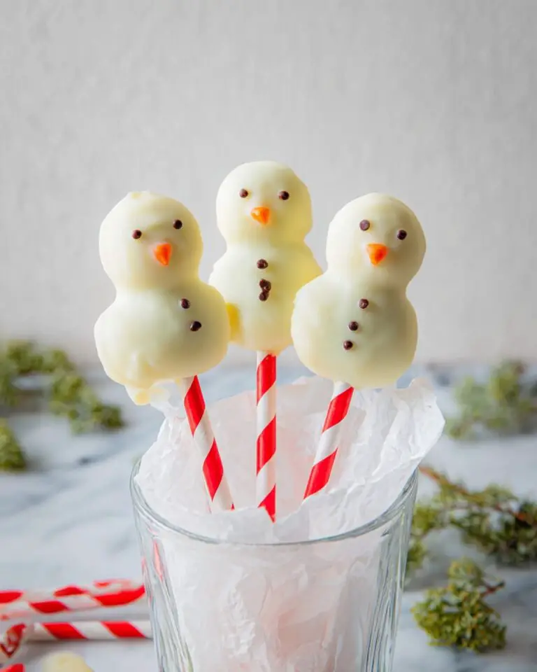 Snowman Cake Pops Recipe