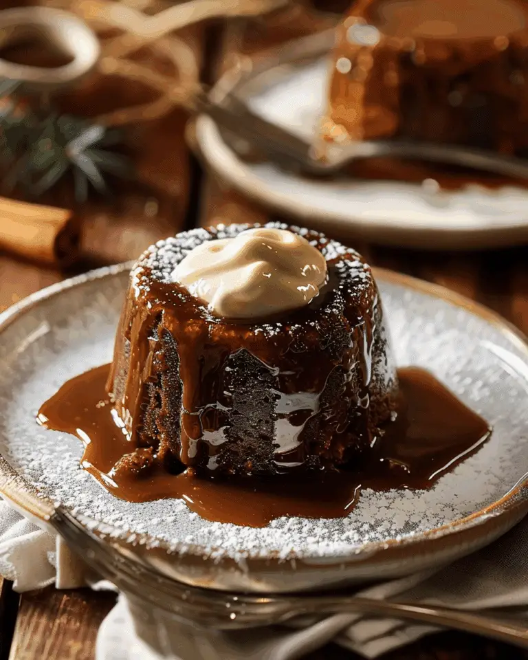 Gingerbread Sticky Toffee Pudding