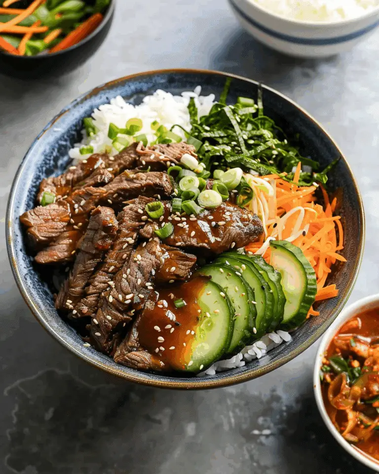 Korean Beef Steak Rice Bowl